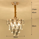 GobekUsa Crystal LED Ceiling Chandelier for Home Decor