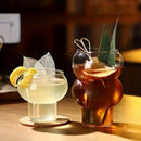GobekUsa 520ml Gourd Shaped Glass Cup Set - Versatile Drinkware for Coffee, Tea, and More