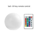 GobekUsa LED Pool Ball Light - Colorful Remote Control Floating Night Lamp