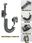 GobekUsa High Pressure Handheld Bidet Sprayer Set for Bathroom Hygiene and Cleaning
