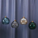 GobekUsa Glass Ball Pendant LED Chandelier for Bedroom Dining Room Kitchen