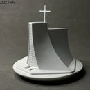 GobekUsa Christian Church Gypsum Ornaments Luce Chapel Architecture Decoration Home Decor