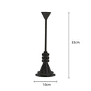 GobekUsa Gold Geometric Candle Holder Candelabrum for Wedding Centerpieces and Home Decoration