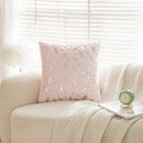 GobekUsa Bronzed Feather Style Plush Pillowcase - Festive Home Decor