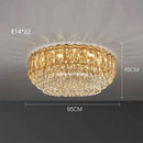 GobekUsa Crystal LED Wall Lamp: Minimalist Luxury Lighting for Living Room TV Background
