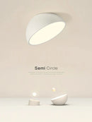 GobekUsa LED Semicircular Ceiling Light for Bedroom, Aisle, Balcony - Modern & Creative Lighting Fixtures