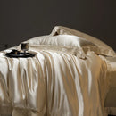 GobekUsa Luxe French Lace Edge Bedding Set: Silky Lyocell Cotton Duvet Cover, Sheet & Pillowcases