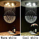 GobekUsa Crystal Ball Ceiling Chandelier: Elegant LED Light Fixture for Home Decor
