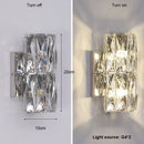 GobekUsa K9 Crystal LED Wall Lamp: Modern Luxury Nordic Sconces for Home Lighting