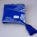 GobekUsa Blue Knitted Sofa Blanket for All Seasons at Home