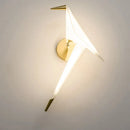 GobekUsa Little Bird LED Wall Lamp: Modern Light Luxury Fixture for Bedroom, Living Room.