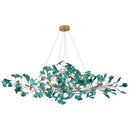 GobekUsa Gingko Leaf Chandelier: Modern Luxury Art Decor for Home, Restaurant & Bar