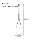 GobekUsa Linear Creative Chandelier: Nordic LTalian Designer, Modern Lighting for Living Room, Lobby, Bedroom, Restaurant