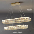 GobekUsa Crystal Chandelier: Modern Home & Dining Room Pendant Lighting