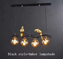 GobekUsa Glass Pendant Lights for Living Room, Restaurant & Counter, LED Interior Decor Lamps