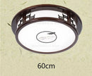 GobekUsa Antique Style Solid Wood Led Ceiling Light for Living Room Bedroom & Study