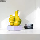 GobekUsa Banana Fist Thumbs-up Resin Statue Desk Ornament for Room Decor