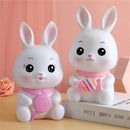 GobekUsa Bunny Piggy Bank Money Box Kids Saving Toy - Cute Easter Rabbit Figurine