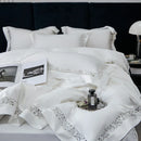 GobekUsa 1200TC Egyptian Cotton Bedding Set with Hollow Lace Broad Side