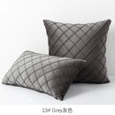 GobekUsa Embroidered Lattice Cushion Cover Pleat - 45X45CM