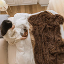 GobekUsa Cozy Faux Fur Throw Blanket for All Seasons