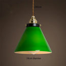 GobekUsa Green Glass LED Pendant Light for Home, Restaurant, Bar, and Loft Style Decor.
