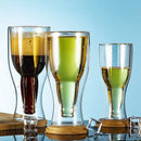 GobekUsa Bottle Style Double Wall Mugs Beer Wine Glasses Whiskey Champagne Glass