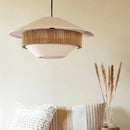 GobekUsa Japanese Hemp Rope Chandelier for Kitchen, Bedroom, and Hotel - Minimalist Home Decor