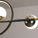 GobekUsa LED Long Strip Pendant Light: Nordic Minimalist Design for Living Room, Restaurant, Bar