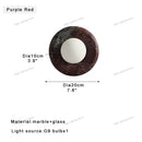 GobekUsa Jade Marble Wall Sconce Lamps: Luxury Light Fixtures for Bedroom, Bathroom, Aisle Decor