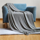 GobekUsa Knitted Cashmere Siesta Blanket - Soft Sofa Throw & Bedding Blanket