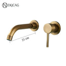 GobekUsa Gold Basin Faucet: Single Handle, Hot & Cold Water, Matte Black Finish