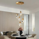 GobekUsa Diamond Crystal Chandelier Staircase LED Golden Chandeliers Lighting for Luxurious Home Décor