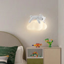 GobekUsa Kids LED Bear Wall Lamps - Modern Princess Boy Girl Bedroom Lights