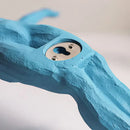 GobekUsa Bungee Jumper Wall Sculpture: Industrial Style Sporty Figurine for Living Room Decor