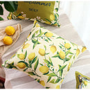 GobekUsa Lemon Print Chenille Cushion Cover 45x45cm - Waterproof Nordic DecorCase