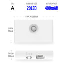 GobekUsa Induction Night Light USB Rechargeable Motion Sensor Wall Lamp