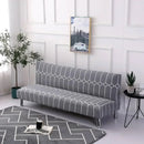 GobekUsa Armless Futon Sofa Cover Slipcover Elastic No Armrest