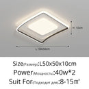 GobekUsa LED Ceiling Lights White Black Infinite Dimming Home Lighting Fixtures