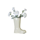 GobekUsa Ceramic Shoe Vase for Stylish Flower Arrangement and Home Decoration