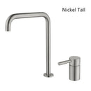 GobekUsa Black Basin Faucet: Brushed Gold Two-Hole Bathroom Sink Tap with Rotating Spout