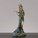 GobekUsa Greek Wealth Goddess Fortuna Figurine Plouto Fortune Sculpture Decor Gift