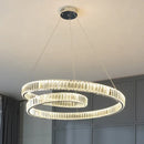 GobekUsa Crystal LED Pendant Lights: Modern Luxury Chandelier for Living and Dining Rooms