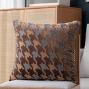 GobekUsa Houndstooth Luxury Pillow Cover 45x45cm - High-end Decorative Sofa Cushion Case