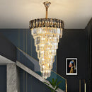 GobekUsa Amber Crystal Chandelier for Luxurious Living Spaces