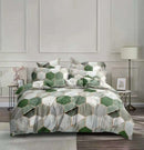 GobekUsa Honeycomb Marble Patterned Bedding Set, Luxurious Duvet Cover with Pillowcase
