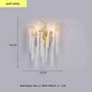GobekUsa Gold Aluminium Branch Pendant Light Chandelier for Modern Dining Room Decor