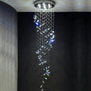 GobekUsa Crystal Staircase Chandelier: Luxury LED Hanging Lamps for Modern Living Room