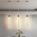 Modern Gold Bubble Crystal Pendant Light