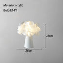 GobekUsa Acrylic Flower LED Table Lamp for Bedroom and Living Room Lighting
